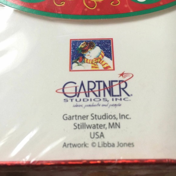 Set 12 Christmas Snowman Greeting Cards & Envelopes Sparkly Foil Artwork Gartner - Picture 3 of 6